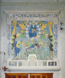 The Madonna of the Girdle, Bas Relief